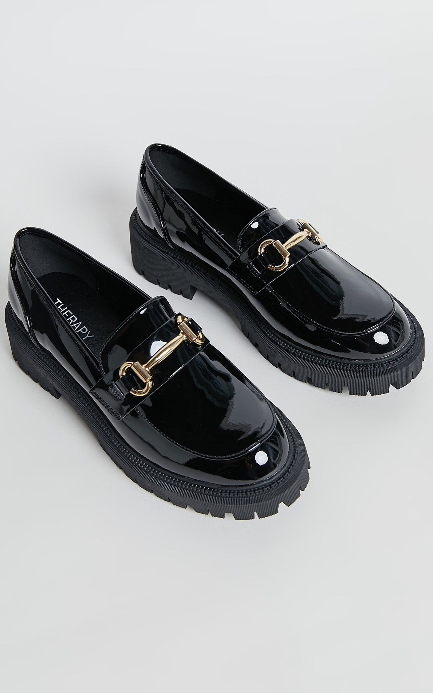 Therapy - Extra Loafer in Black Patent
