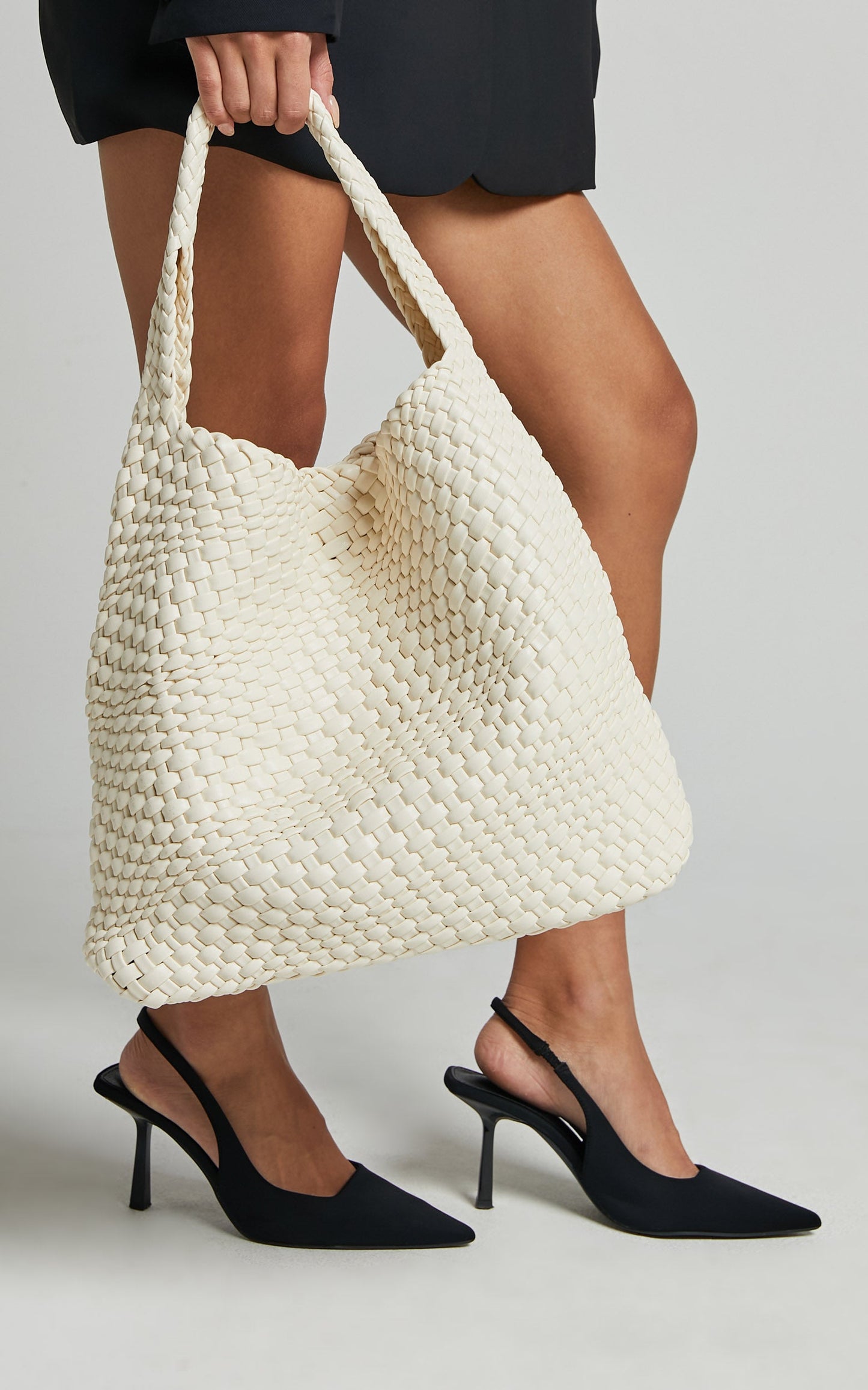 Seoul Bag - Quilted Tote Bag in Cream