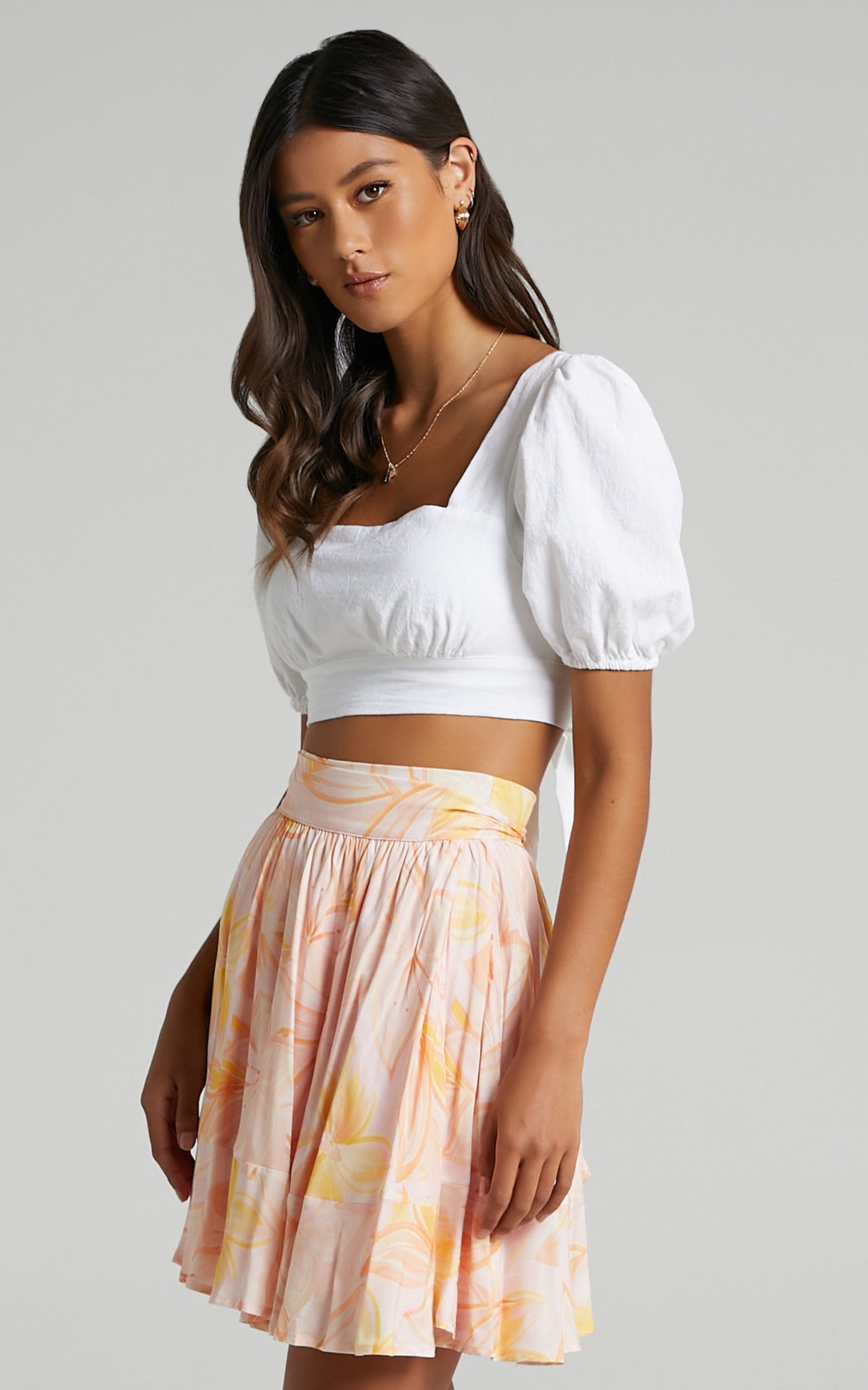 Eimear Skirt in Summer Floral