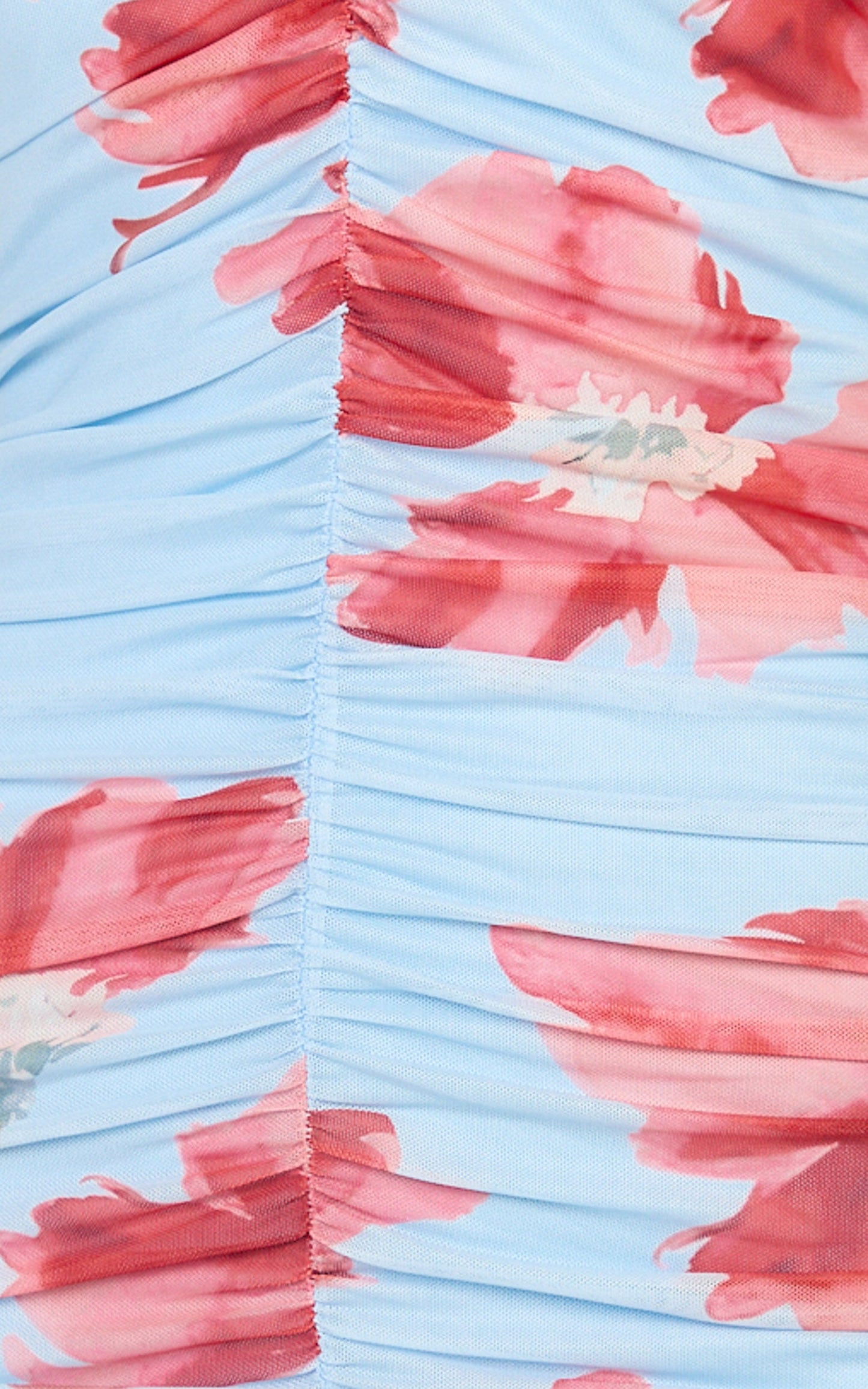 Jasmine Maxi Dress - Ruched Racer Back Dress in Mirabelle Floral Print