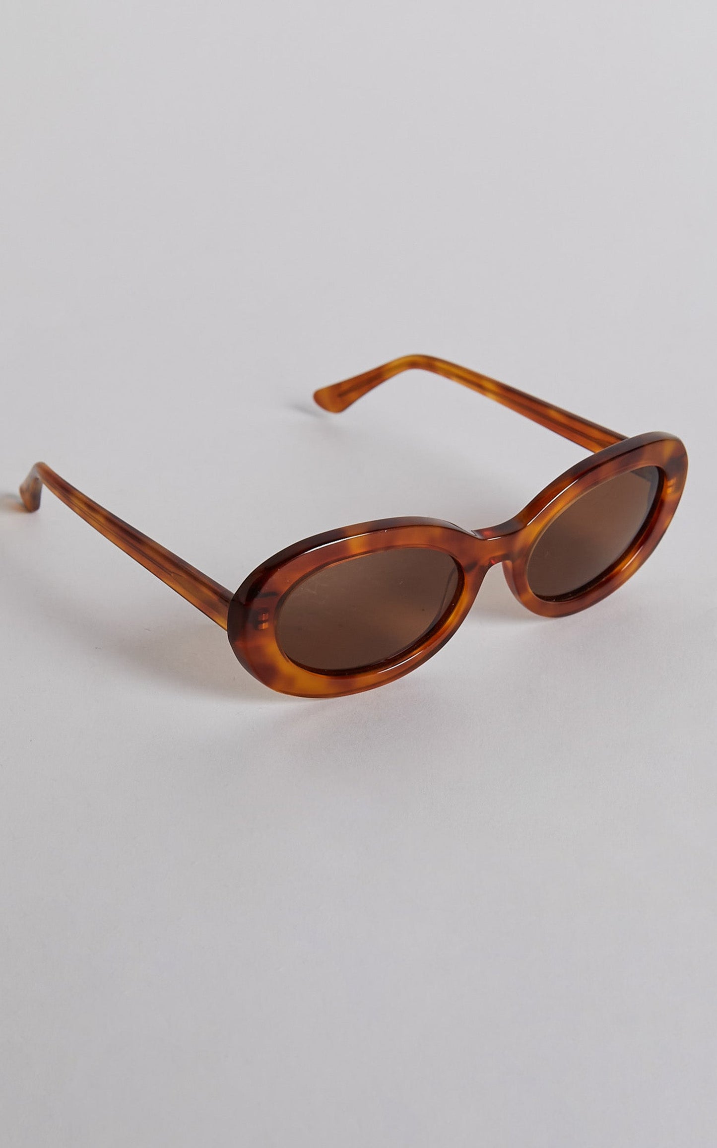 Aaliya Round Sunglasses in Tort Brown