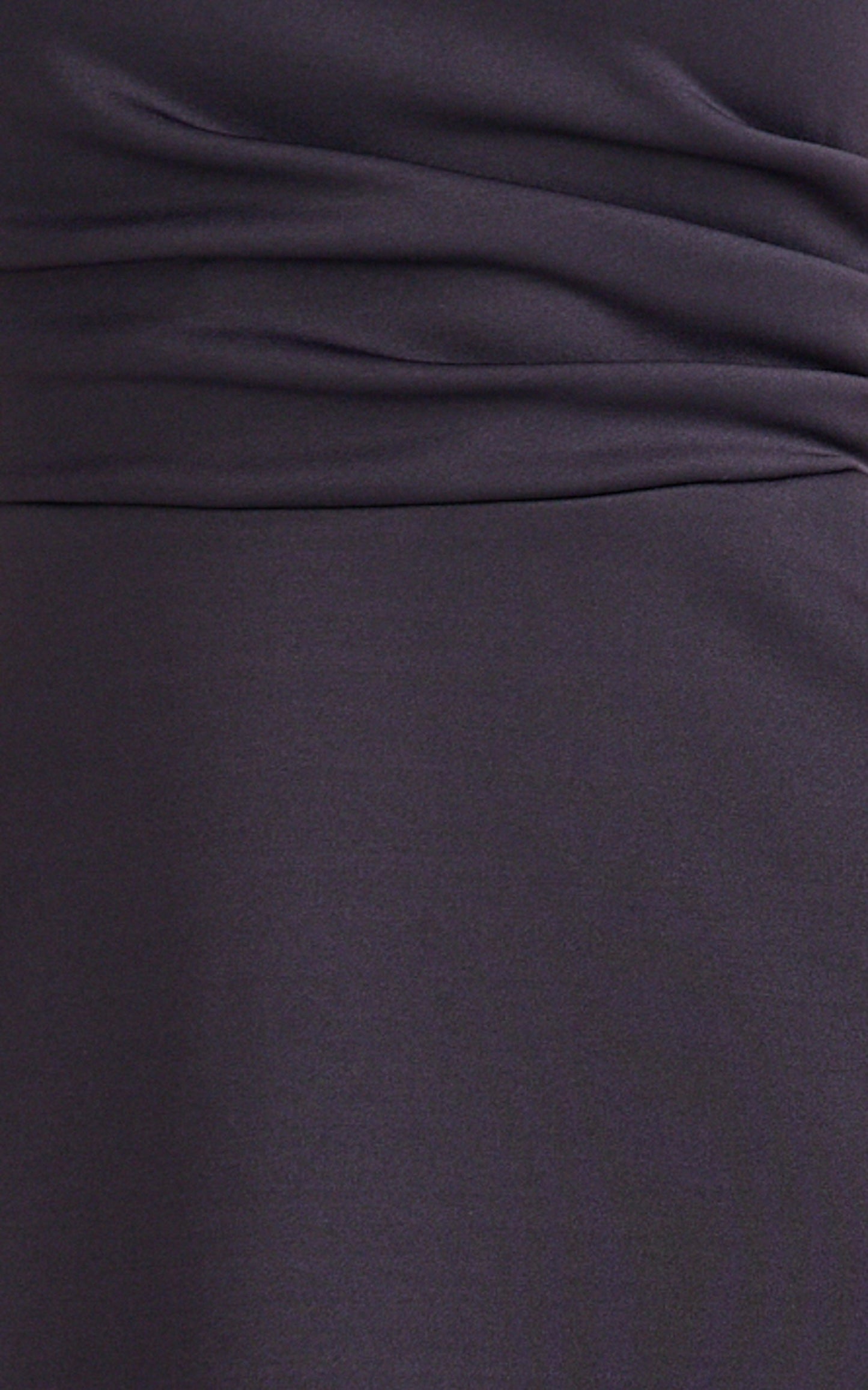 Macy Midi Dress - High Neck A Line Dress in Navy