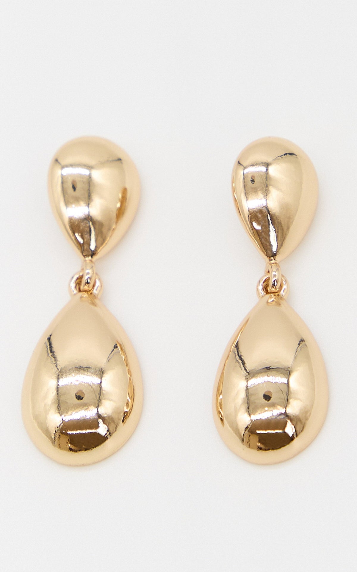 Alba Ohrringe - Statement-Ohrhänger in Gold