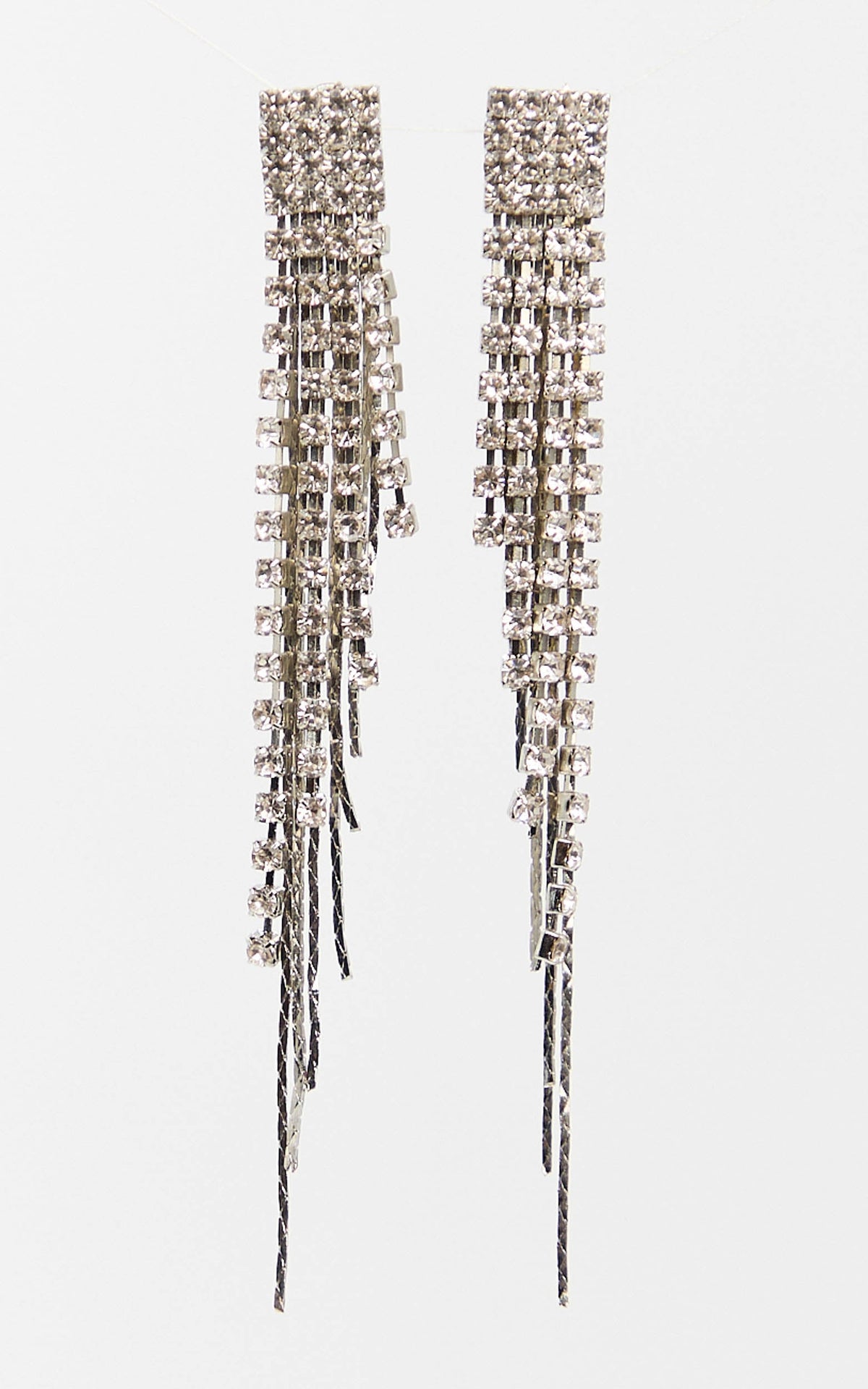 Jaycee Ohrringe – auffällige Statement-Ohrringe mit Diamanten in Silber