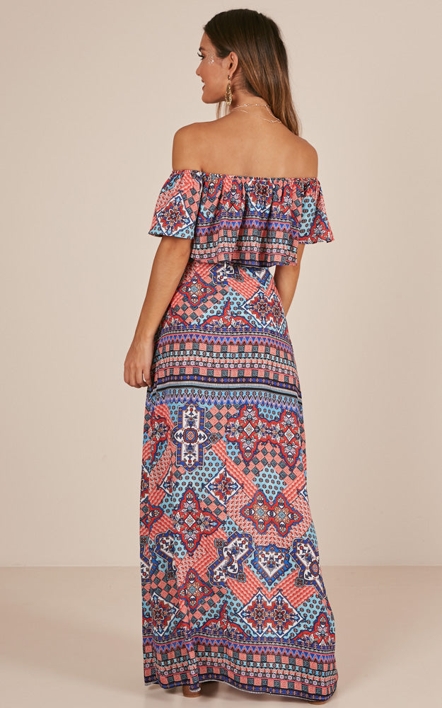Sound Of Sunset Two Piece Set In Multi Print