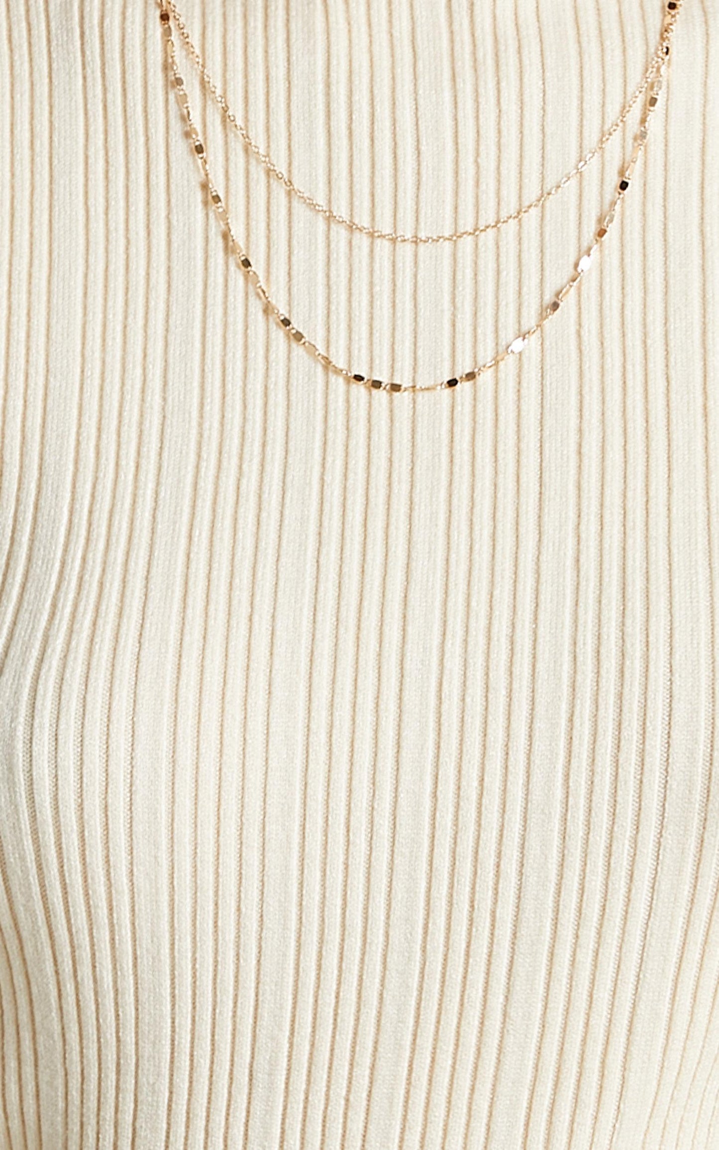Maddox Knit Top in Cream