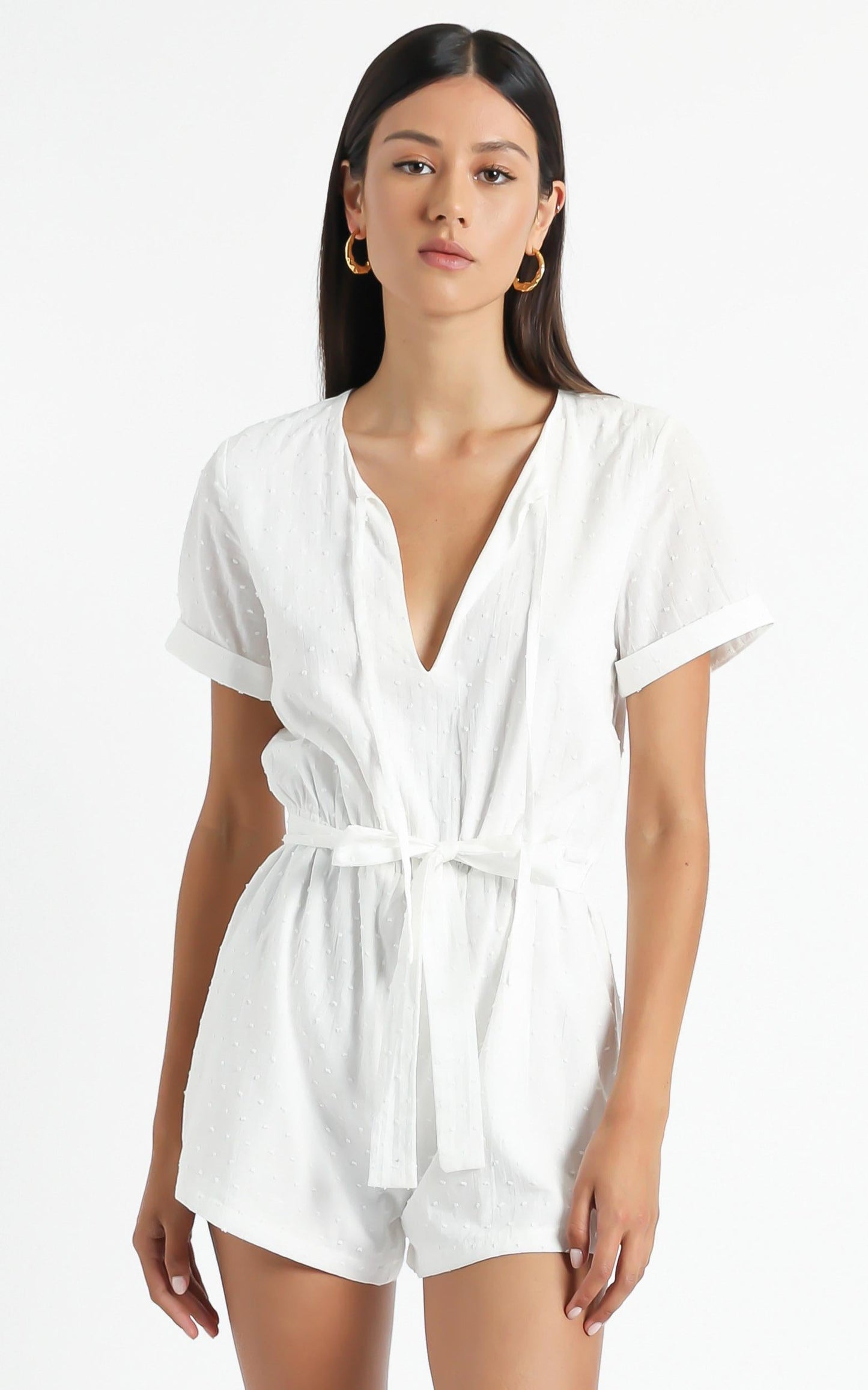 Northern Sun Playsuit in White