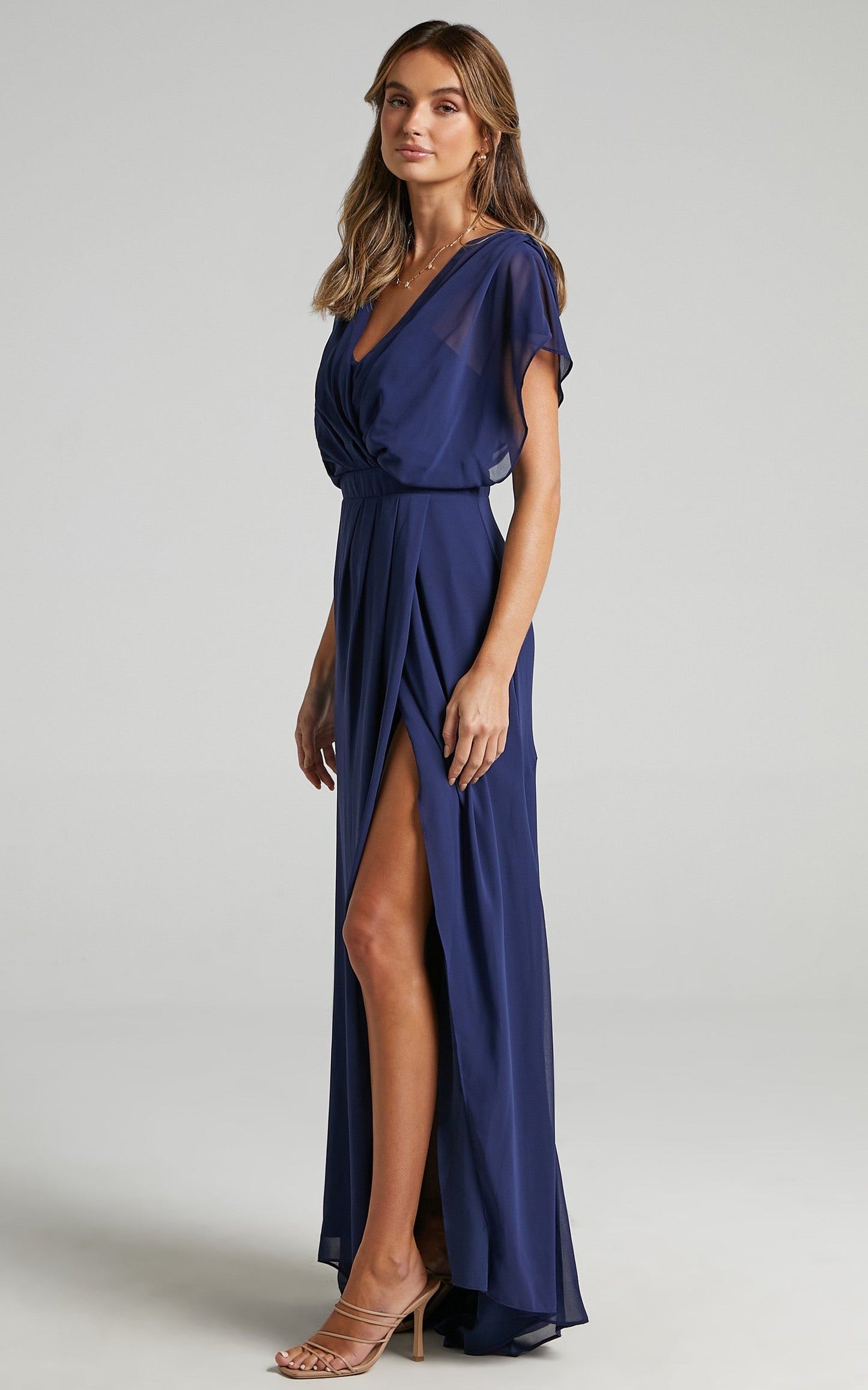 Lovers Gaze Dress in Navy