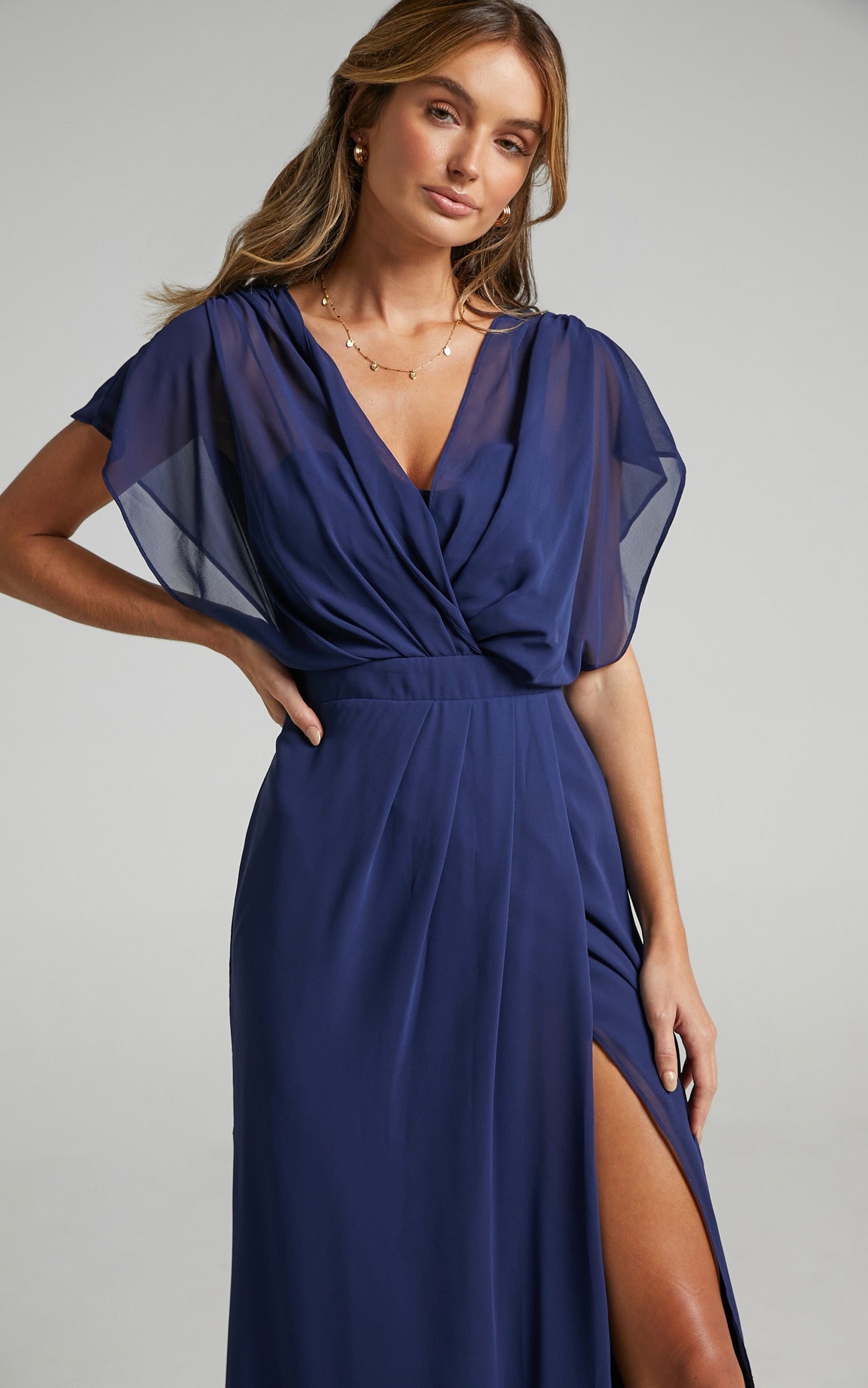 Lovers Gaze Dress in Navy