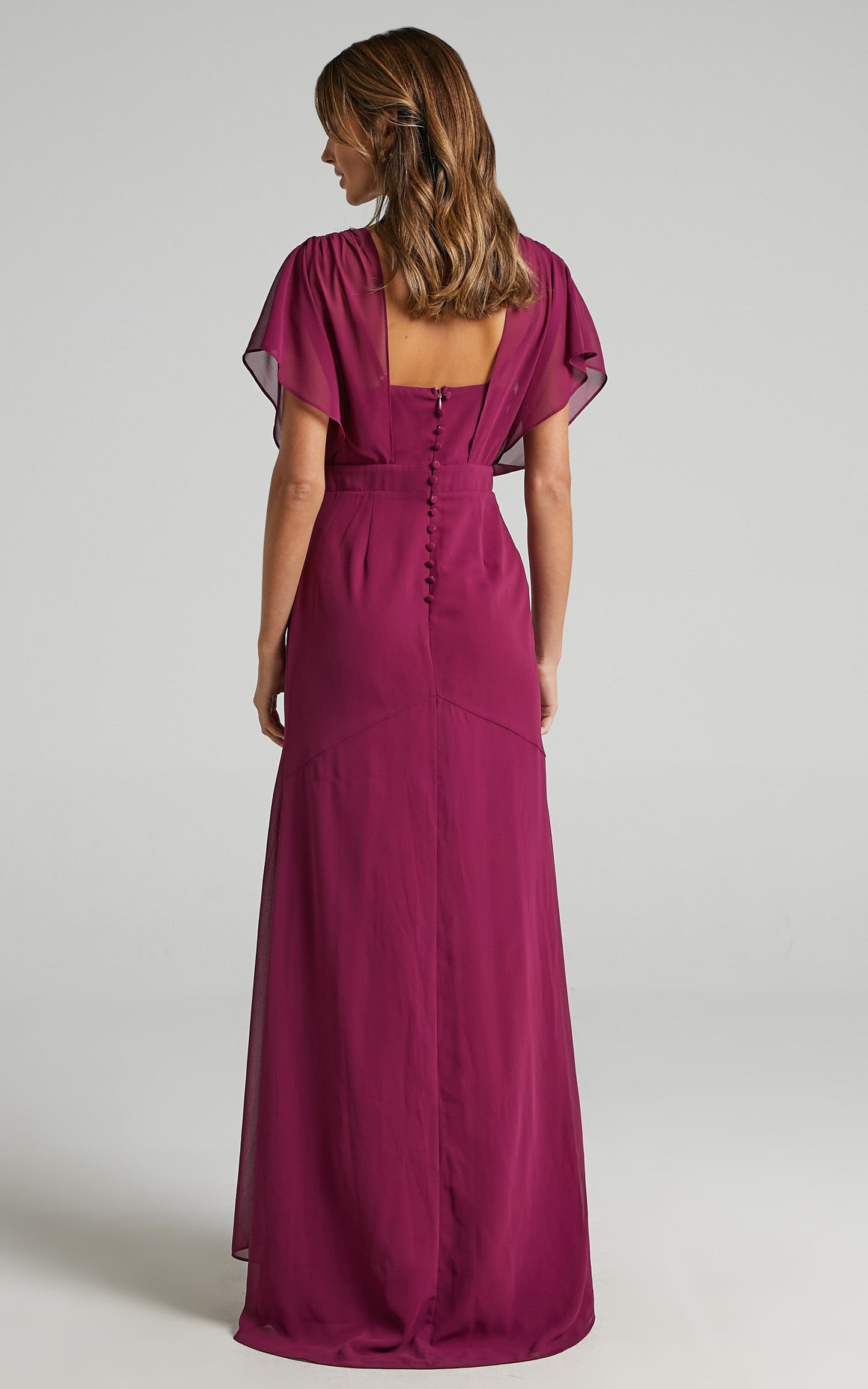 Lovers Gaze Dress in Mulberry