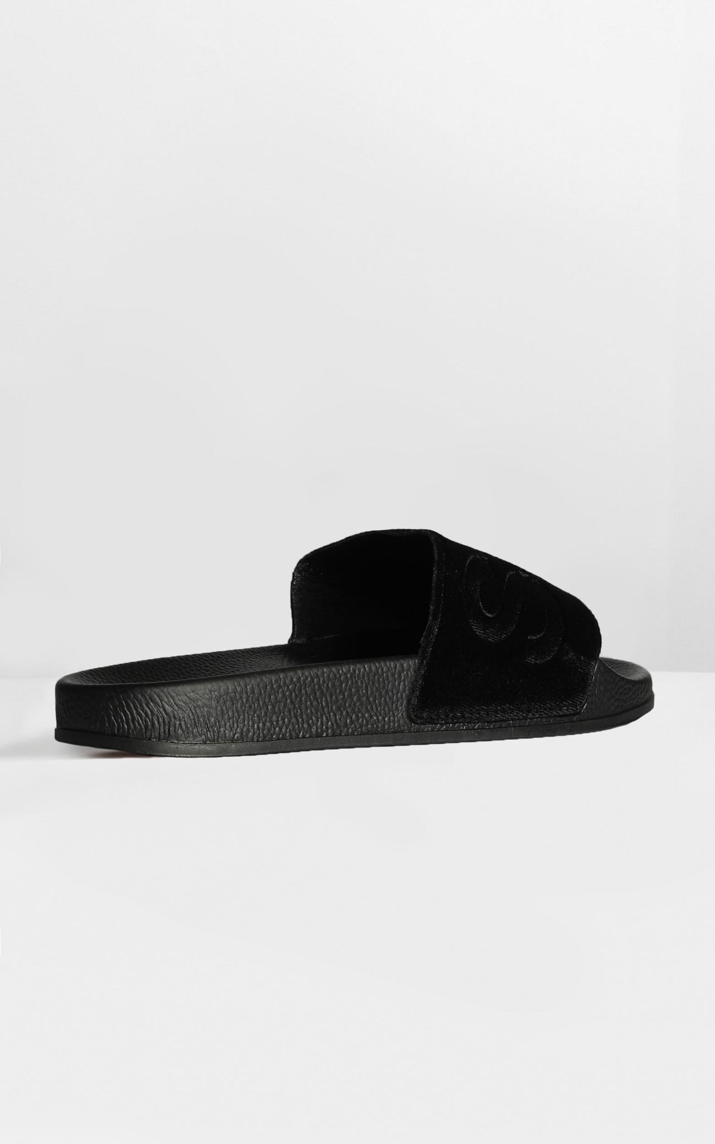 Superga - 1908 Velvet Slides In Black
