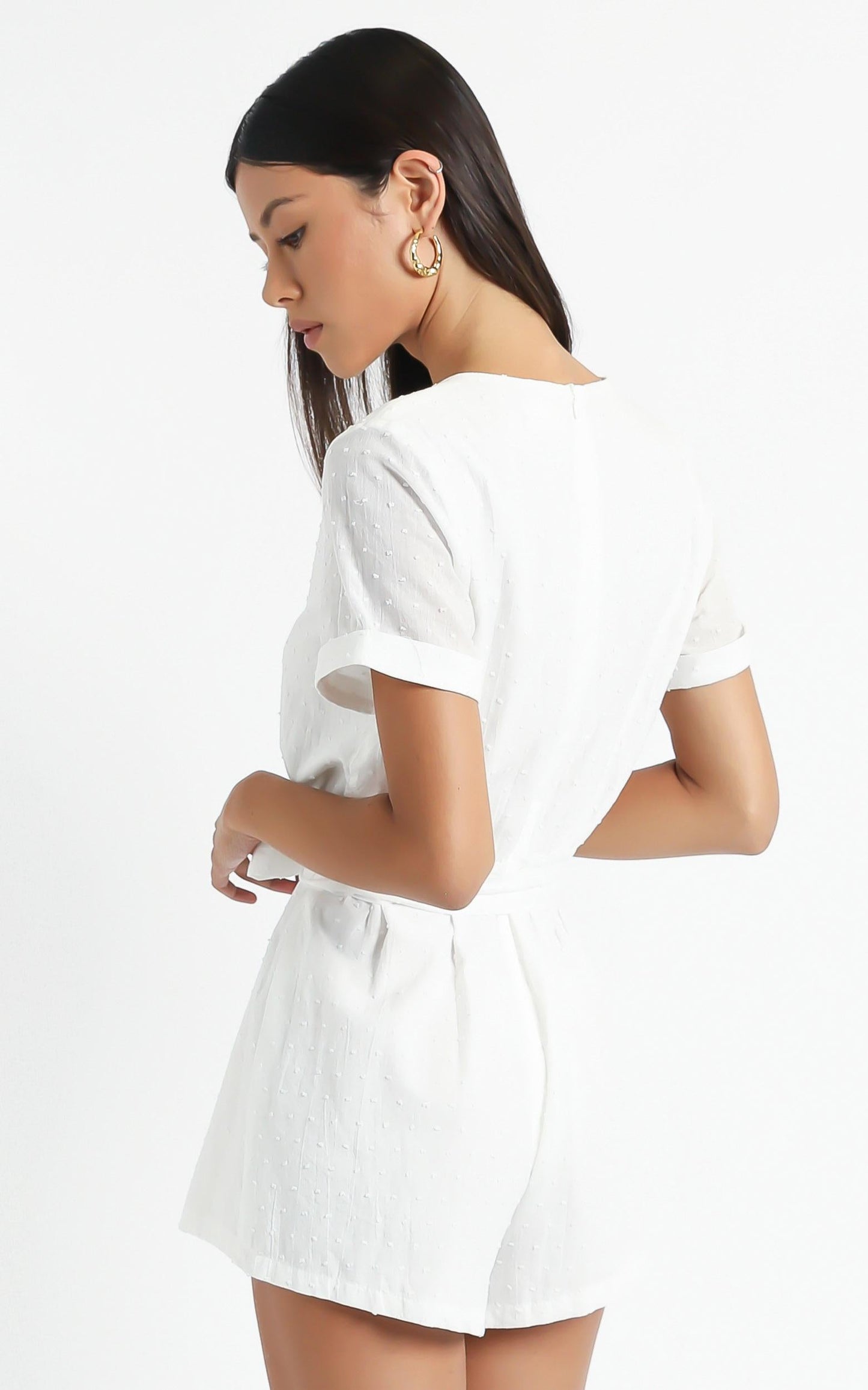 Northern Sun Playsuit in White
