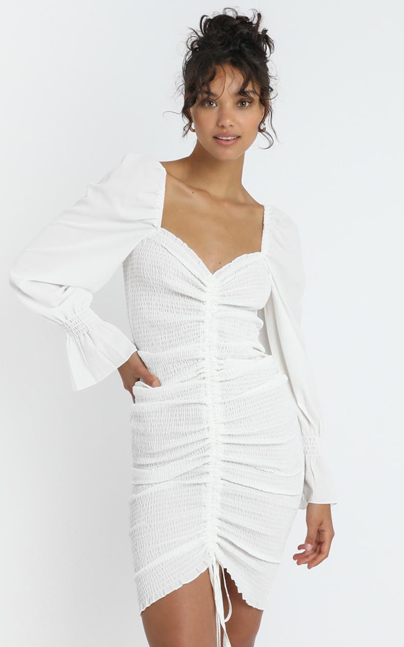Megan Dress in White