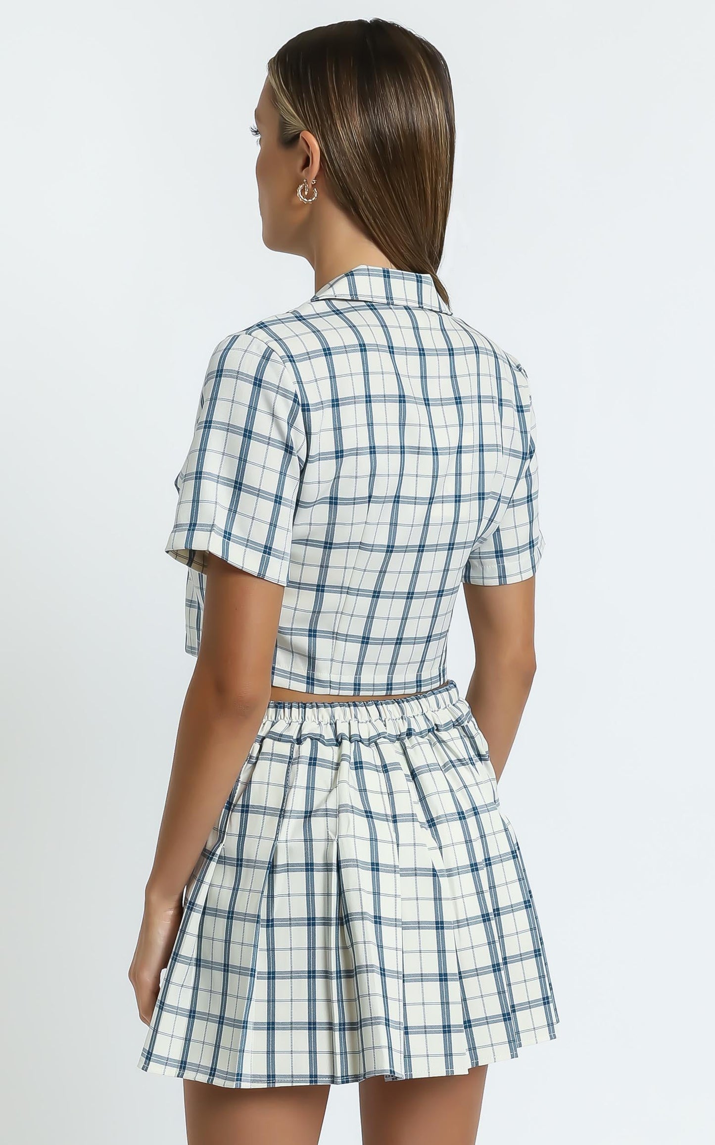Ollie Shirt in Cream Check