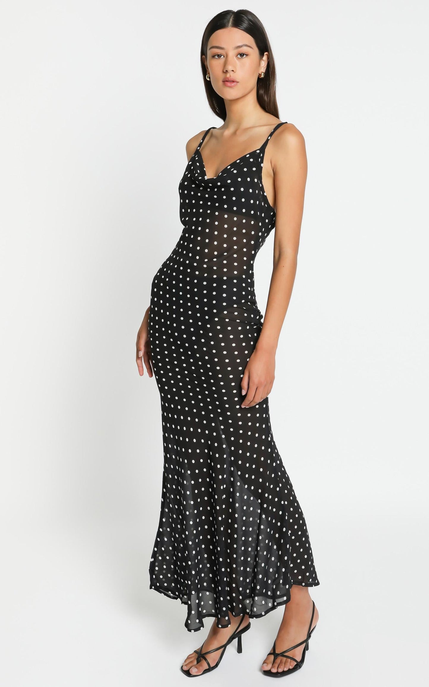 Dalton Dress in Black Spot