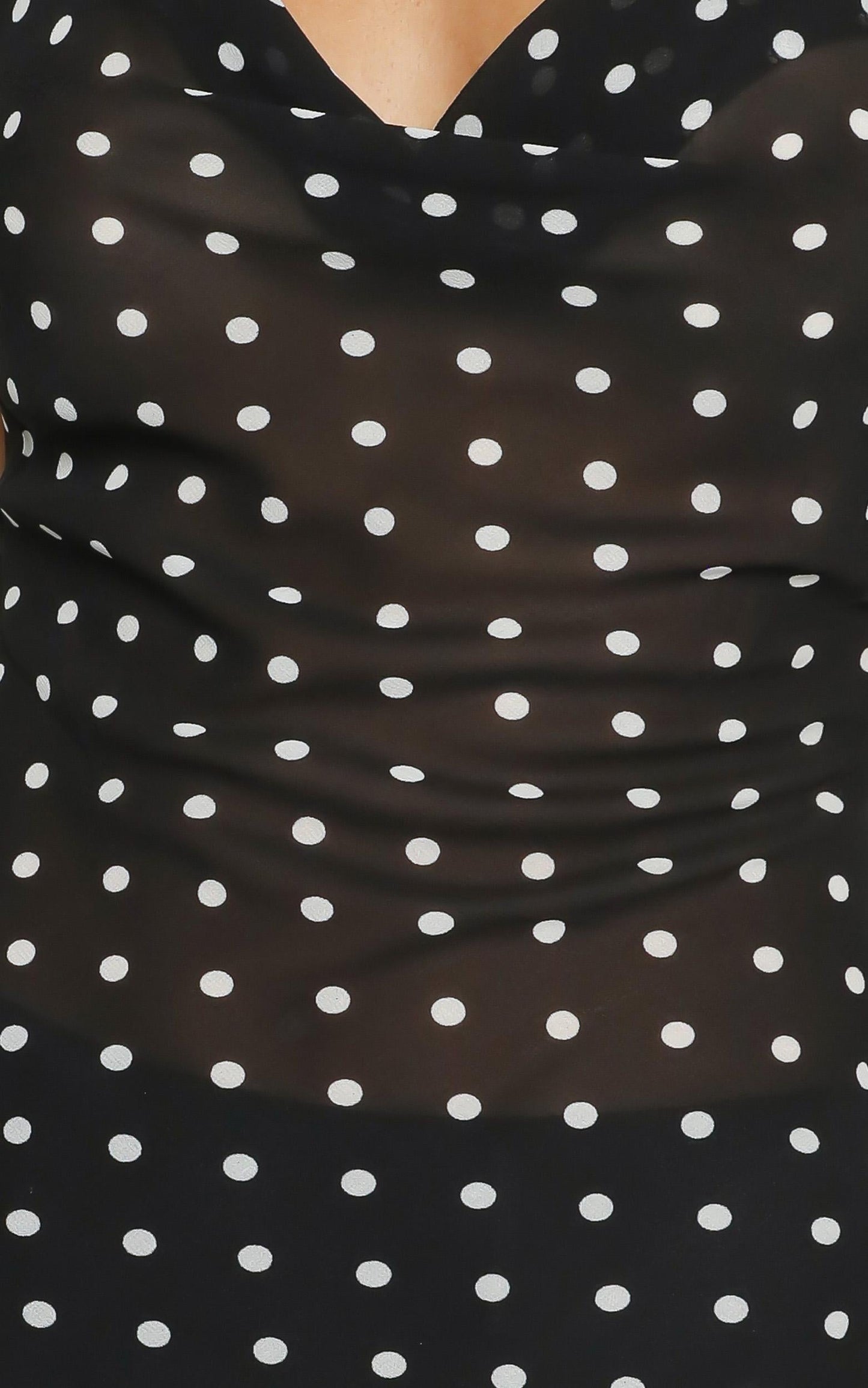 Dalton Dress in Black Spot