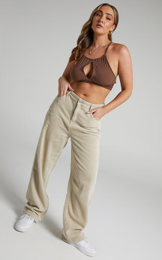 Abrand - A Slouch Jean in Sand Cord