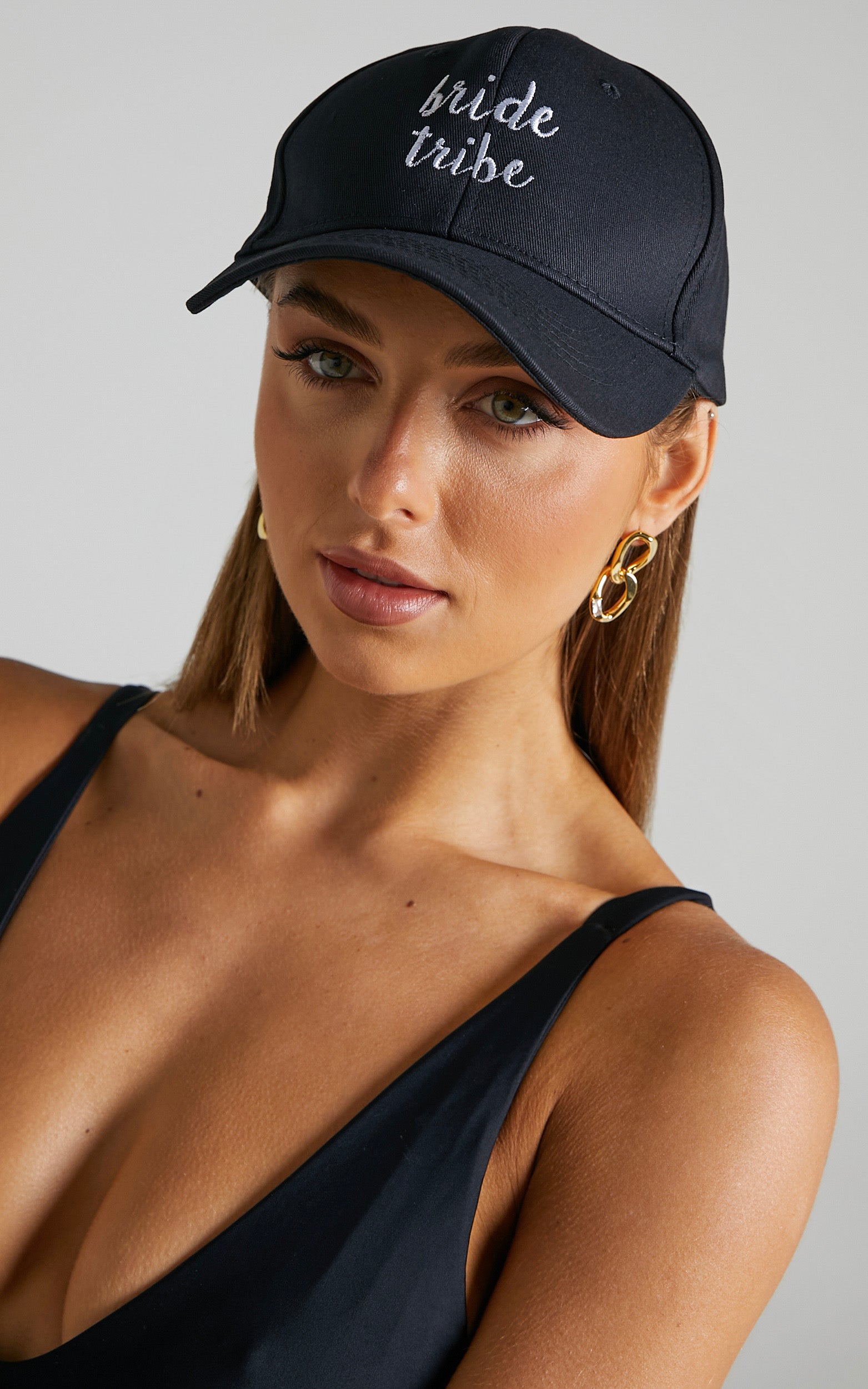 Bride Tribe Cap in Black