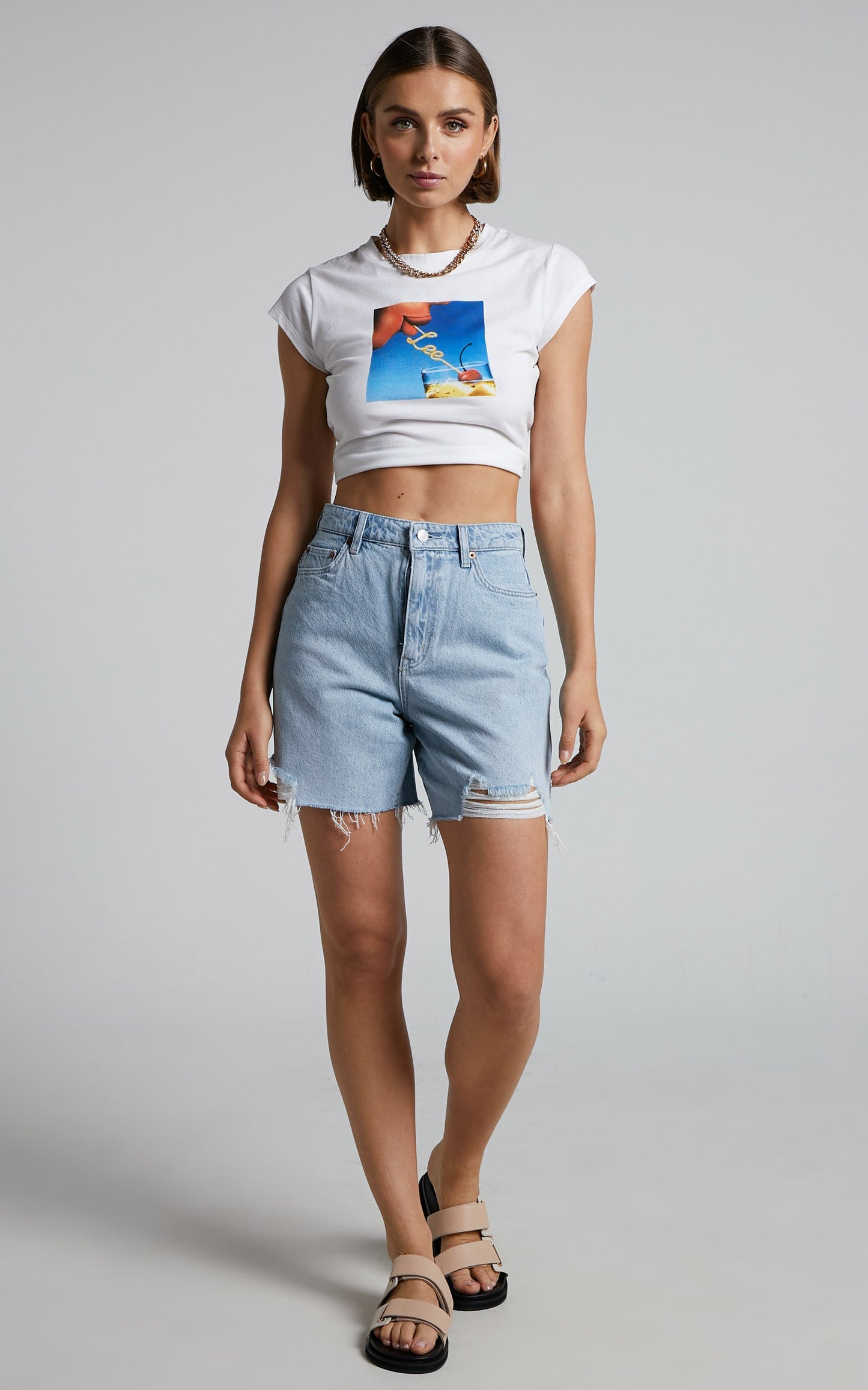 Riders by Lee - Straight Short in Pure Shores Blue