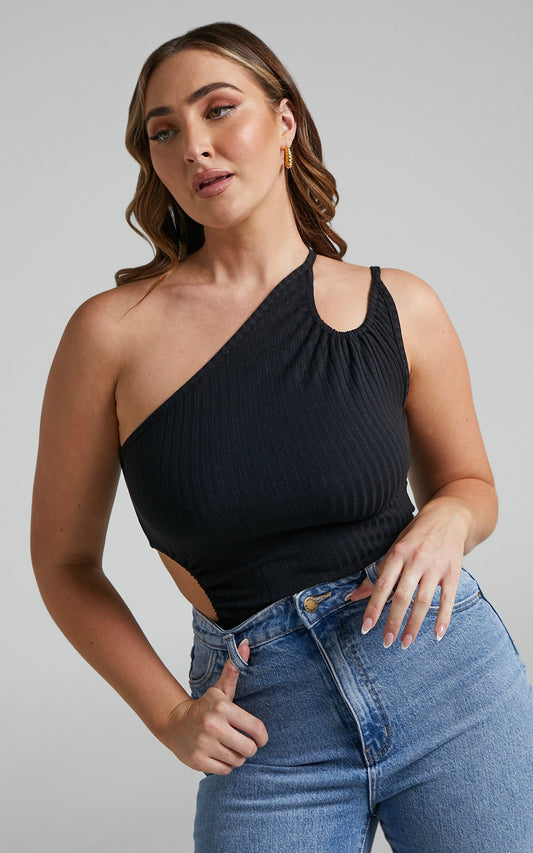 4TH & RECKLESS - AGNES BODYSUIT in Black