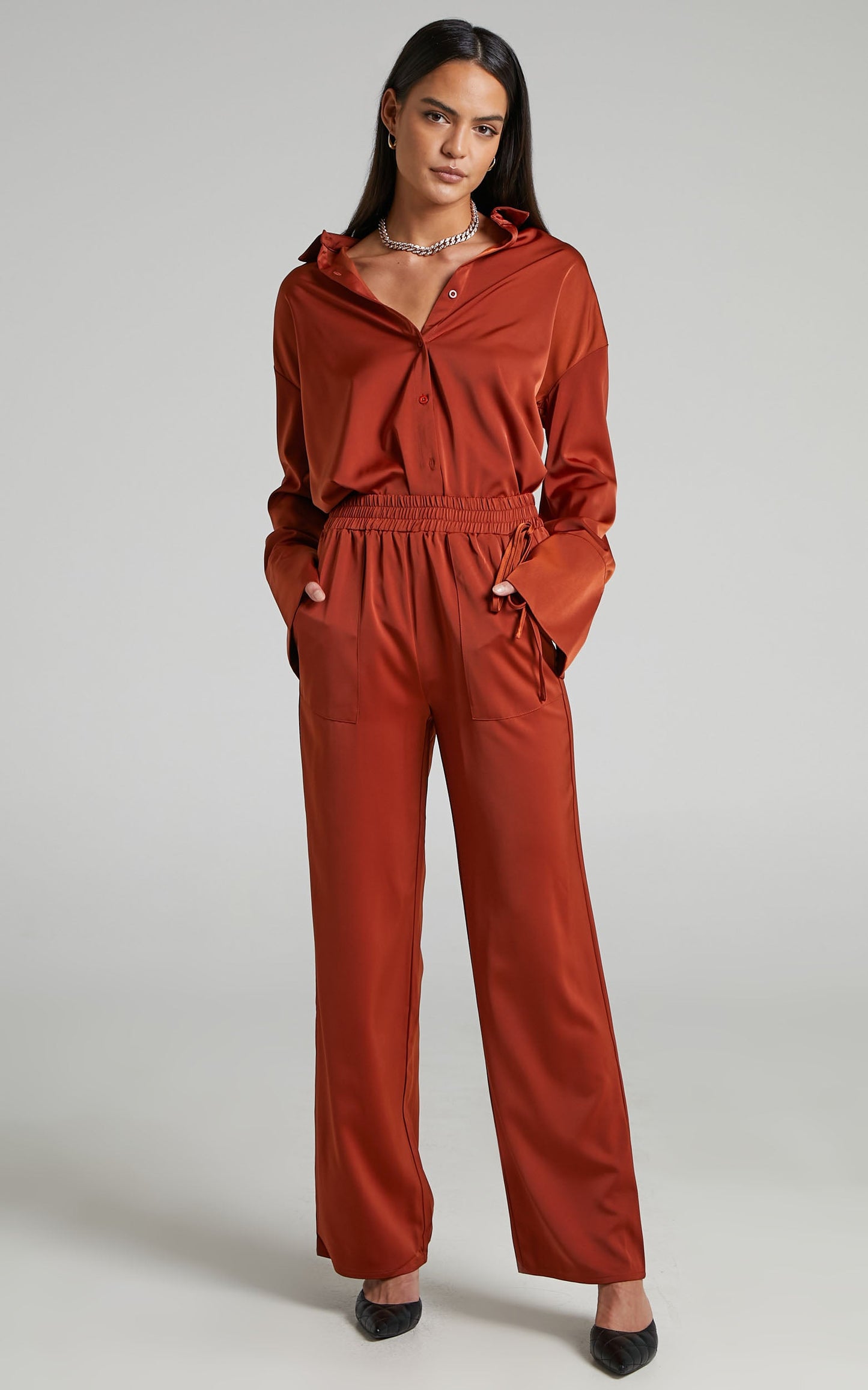 4th & Reckless - Joline Trouser in Rust