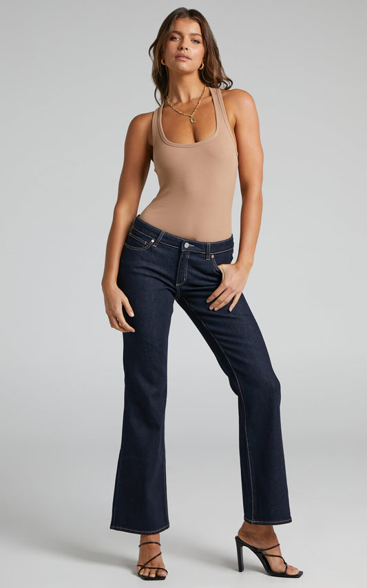 Abrand - A '99 Low Boot Alice Jean in Rinse Denim