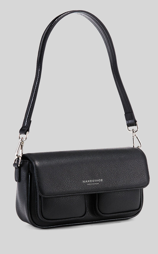 Nakedvice - The Maci Bag in Black/Silver