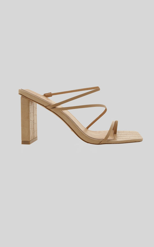Billini - Edith Mules in Latte  Croc