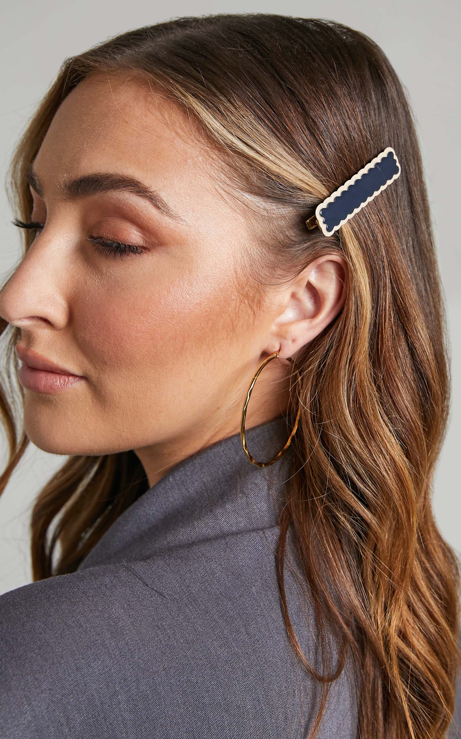 Hanne Hair Slide in Black