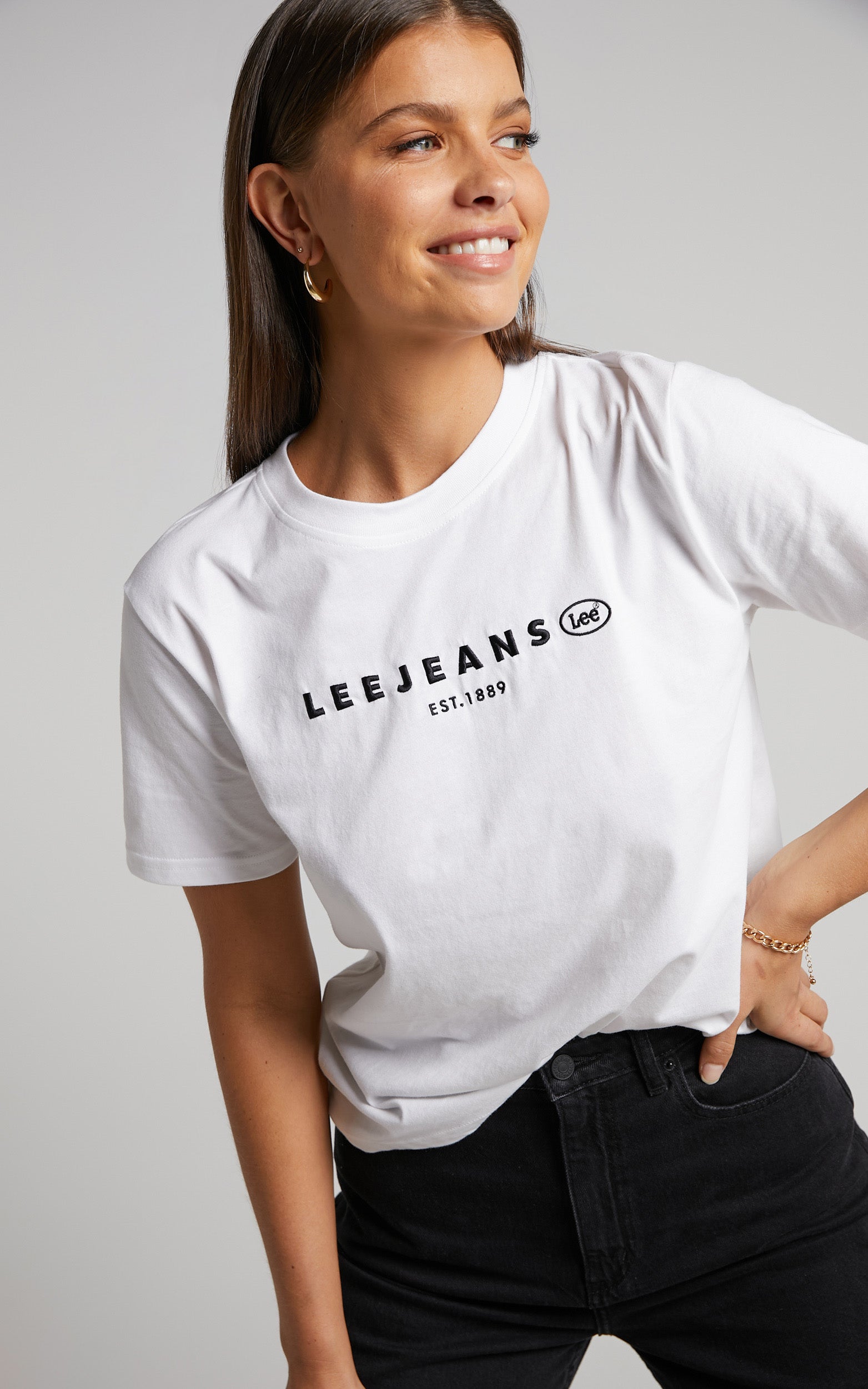 Lee - Classic Tee in Optic White