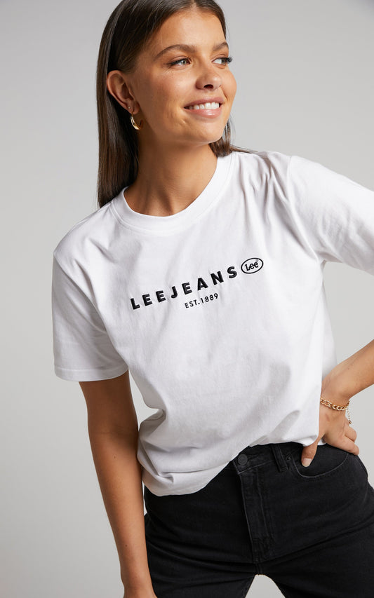 Lee - Classic Tee in Optic White