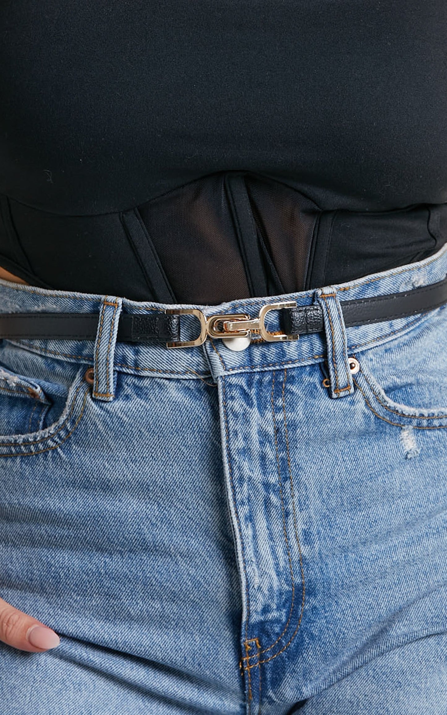 Quella Belt in Black