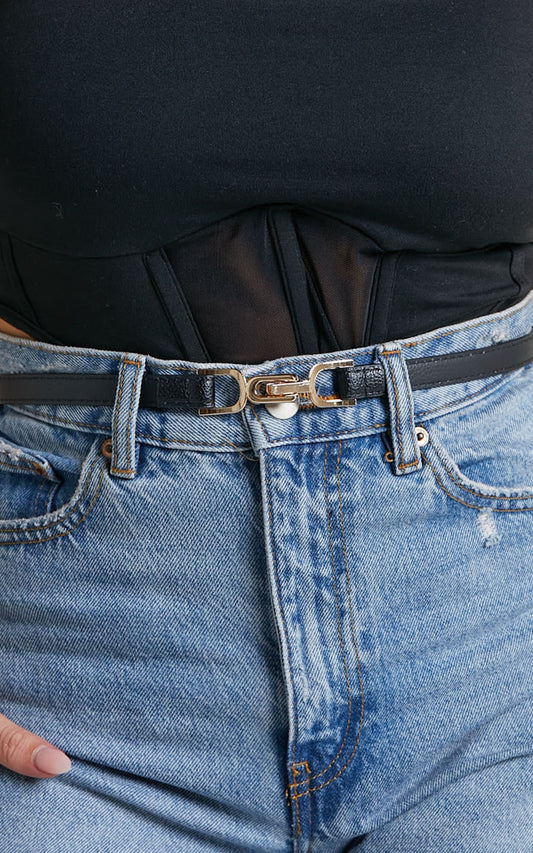 Quella Belt in Black