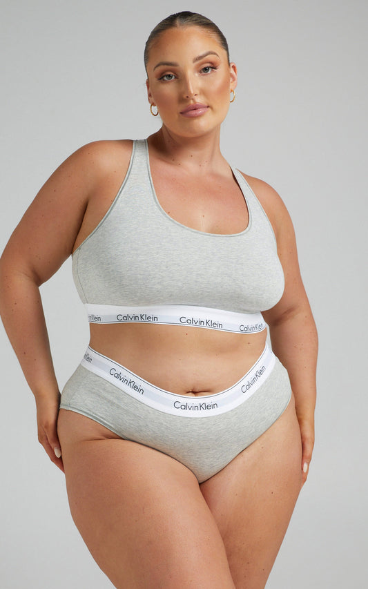 Calvin Klein - MODERN COTTON HIPSTER PLUS in Grey Heather