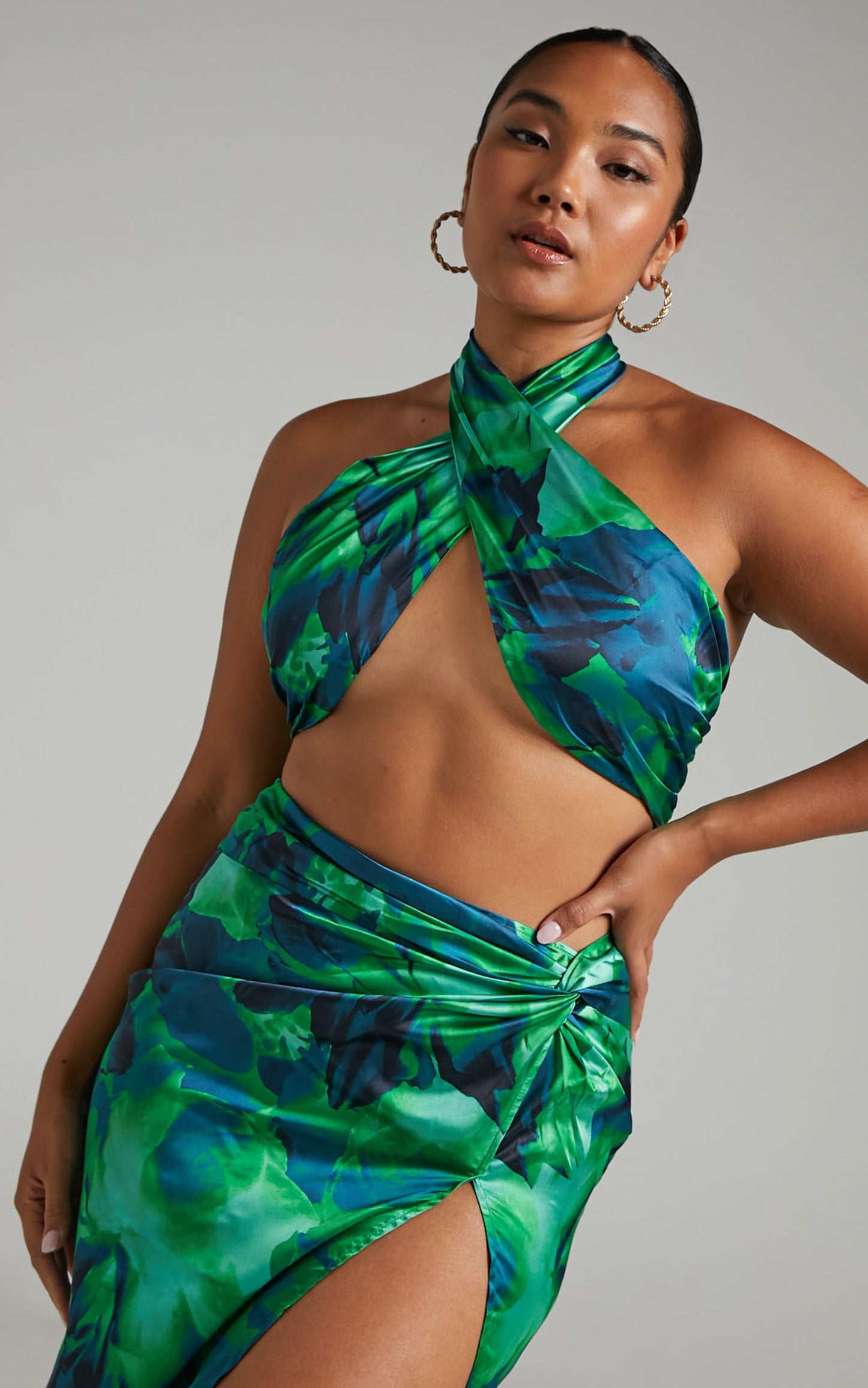RUNAWAY THE LABEL - SCARLETT TOP in Green