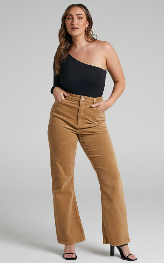 Riders By Lee - Hi Flare in Toffee Cord