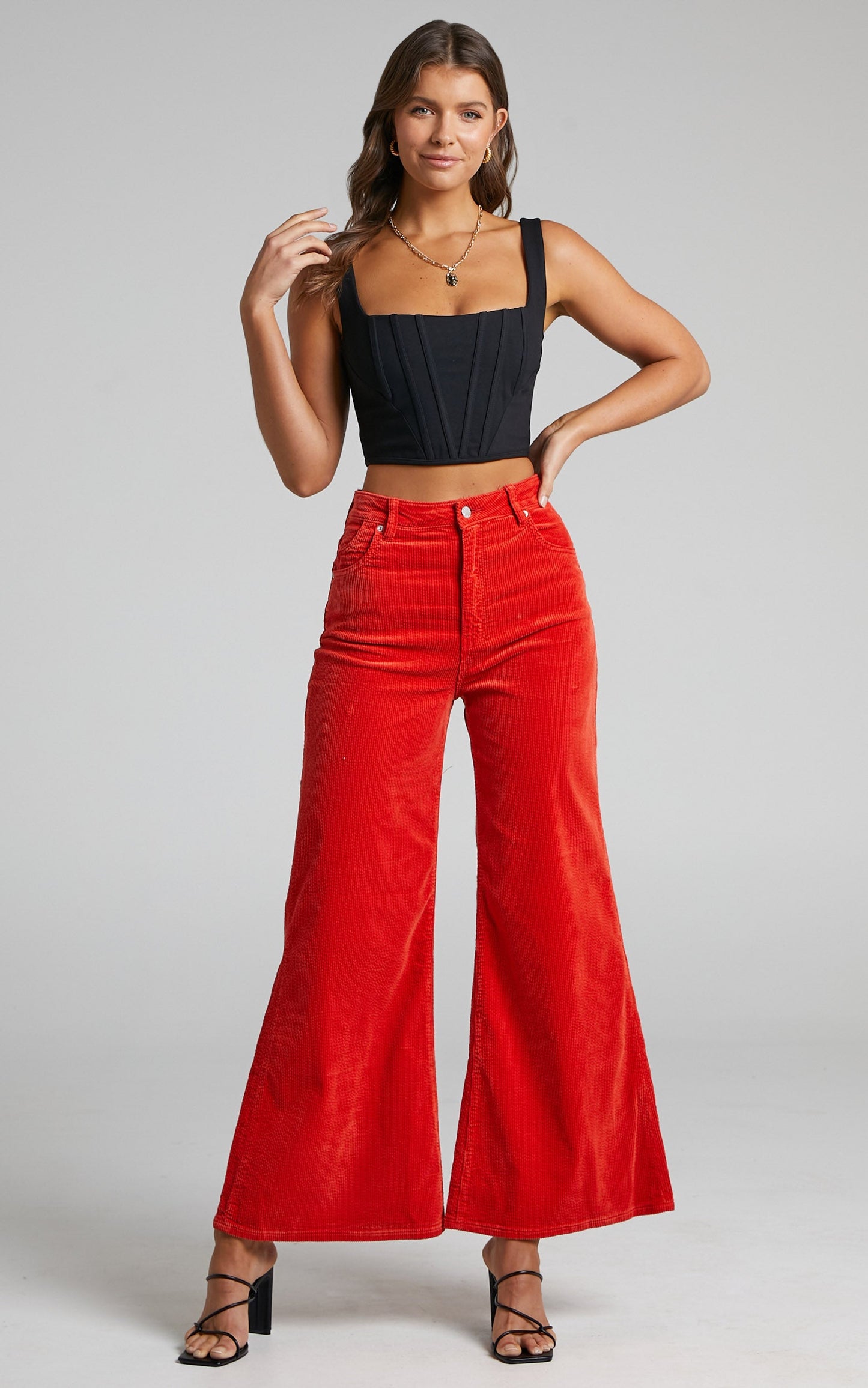 Rolla's - ELLE SUPER FLARE in Pomegranate