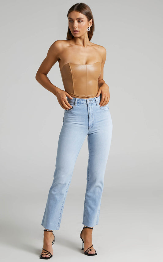 Rolla's x Sofia Richie - Original Straight Jeans in Comfort Sky