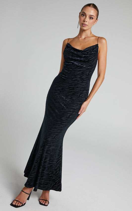 Runaway The Label - Lionell Dress in Black Zebra