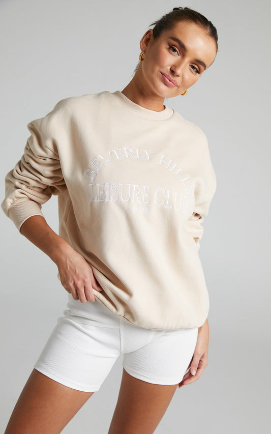 Sunday Society Club - Junno Sweatshirt in Beige
