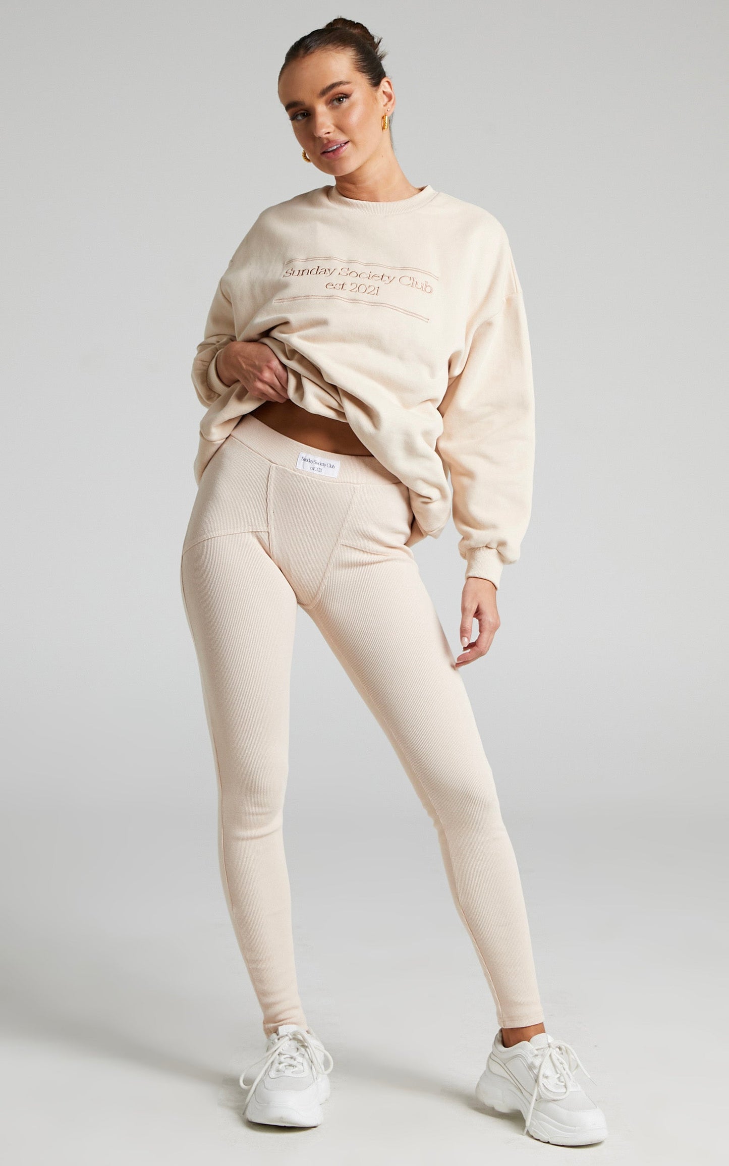 Sunday Leisure Club - Kairi Leggings in Beige