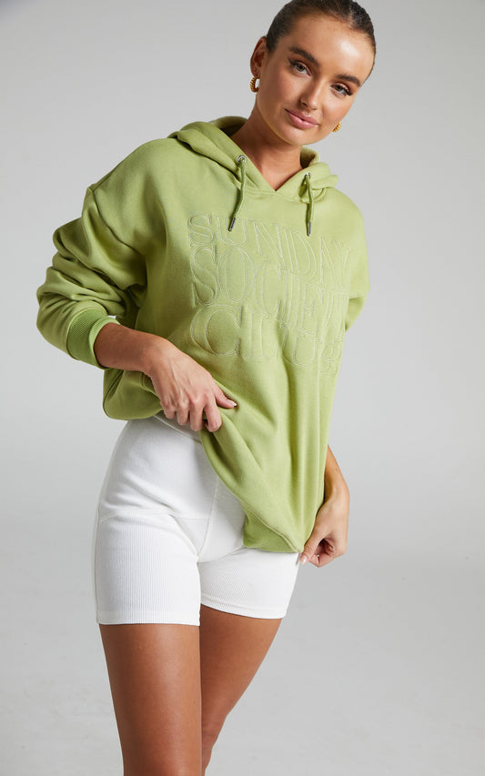 Sunday Leisure Club - Mellia Hoodie in sage