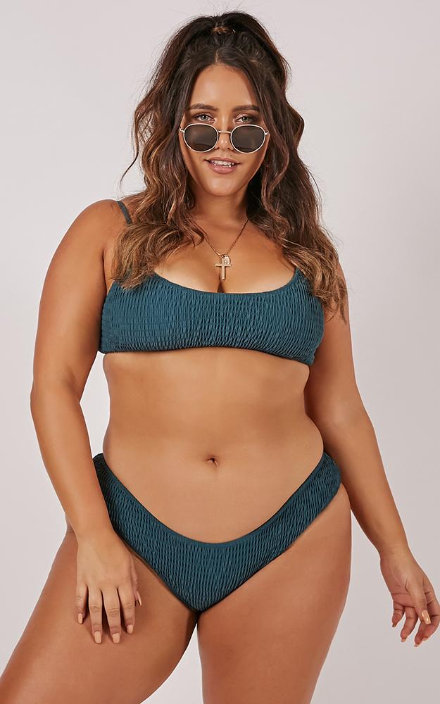 Anais Bikini Bottom In Emerald