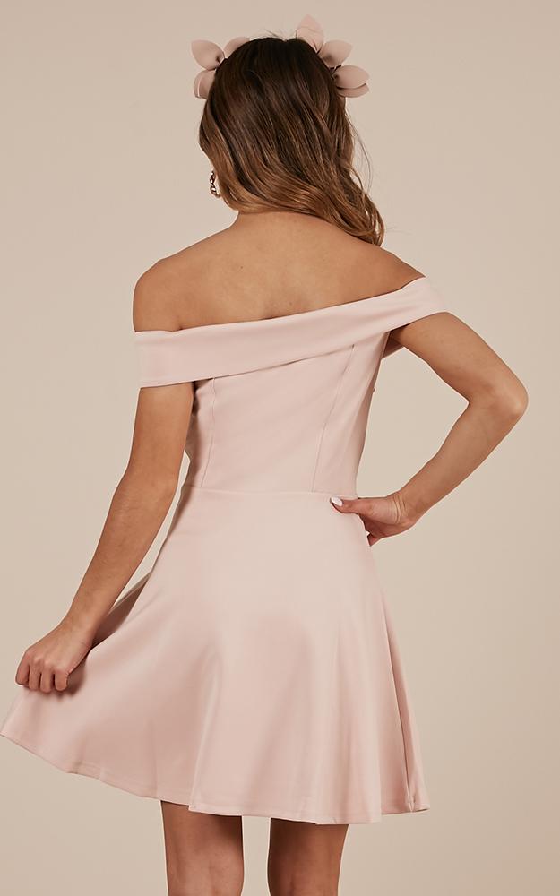 Never Let Go Dress In Blush