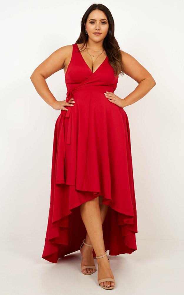 Magic Dancer Dress In Red