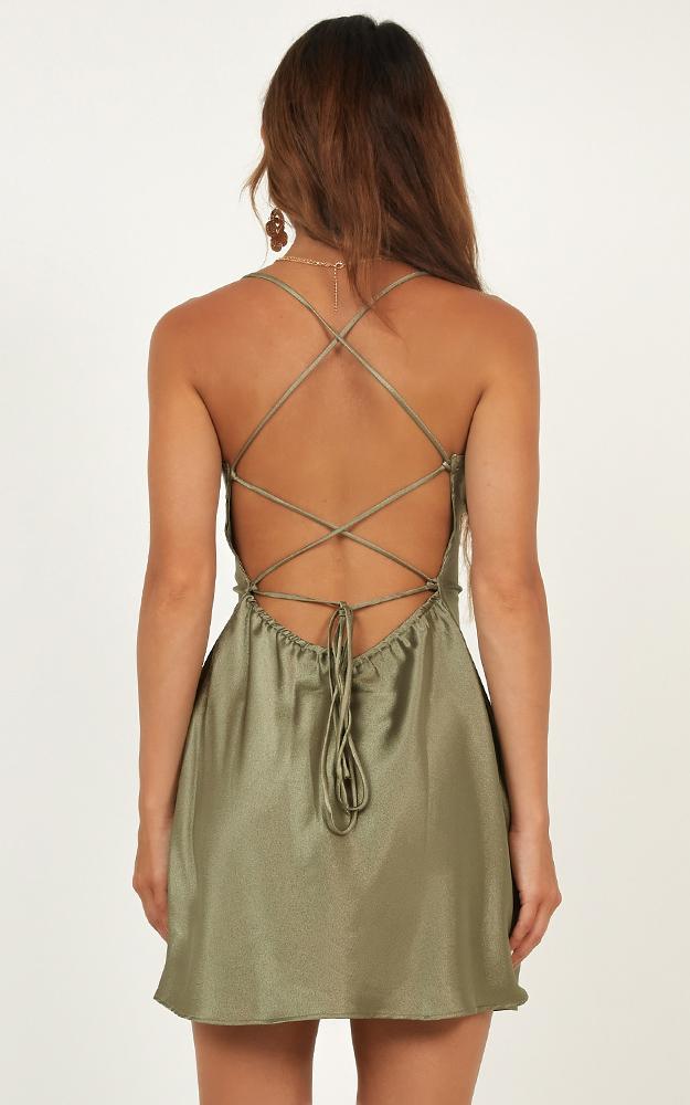 Dress Ups Dress In Sage Satin