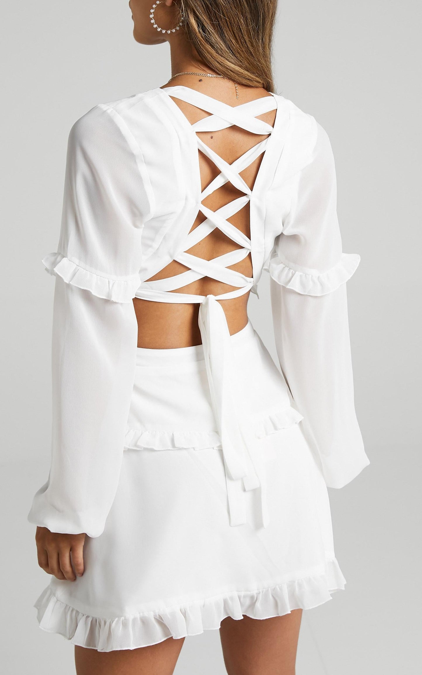 Wait On The Dance Floor Dress in White