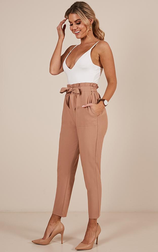 Work Up Pants in Camel