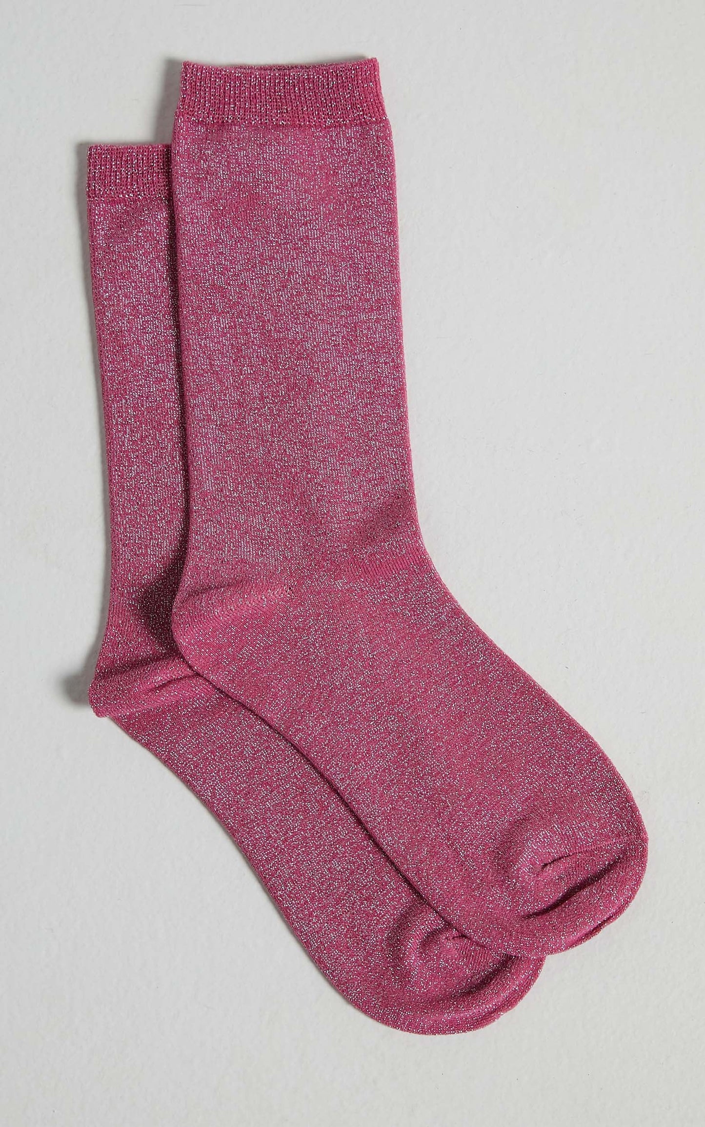 Apryl Socks in Pink glitter