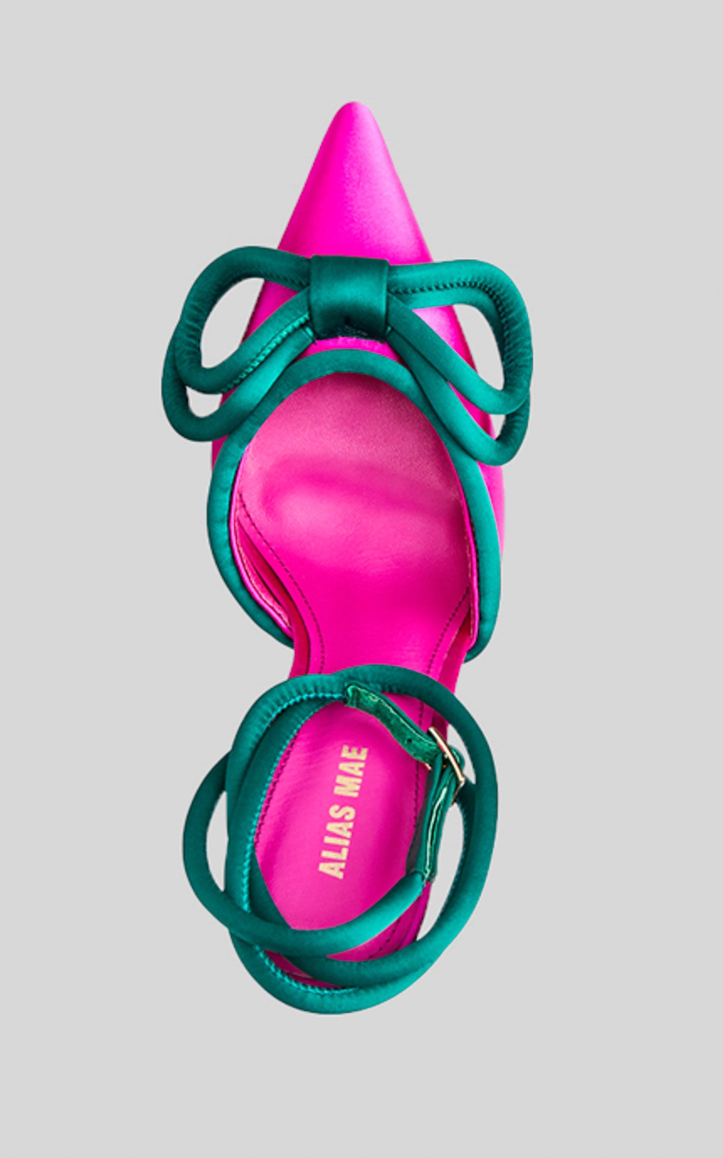 Alias Mae - Bowie Heels in Pink Satin